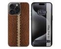 Funda Silicona compatible con IPhone 15 Pro Max (6.7) diseño Cuero 01 Dibujos