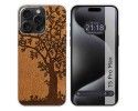 Funda Silicona compatible con IPhone 15 Pro Max (6.7) diseño Cuero 03 Dibujos