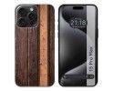 Funda Silicona compatible con IPhone 15 Pro Max (6.7) diseño Madera 05 Dibujos