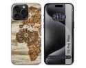 Funda Silicona compatible con IPhone 15 Pro Max (6.7) diseño Madera 07 Dibujos