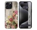 Funda Silicona compatible con IPhone 15 Pro Max (6.7) diseño Madera 08 Dibujos
