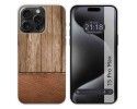 Funda Silicona compatible con IPhone 15 Pro Max (6.7) diseño Madera 09 Dibujos