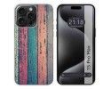 Funda Silicona compatible con IPhone 15 Pro Max (6.7) diseño Madera 10 Dibujos