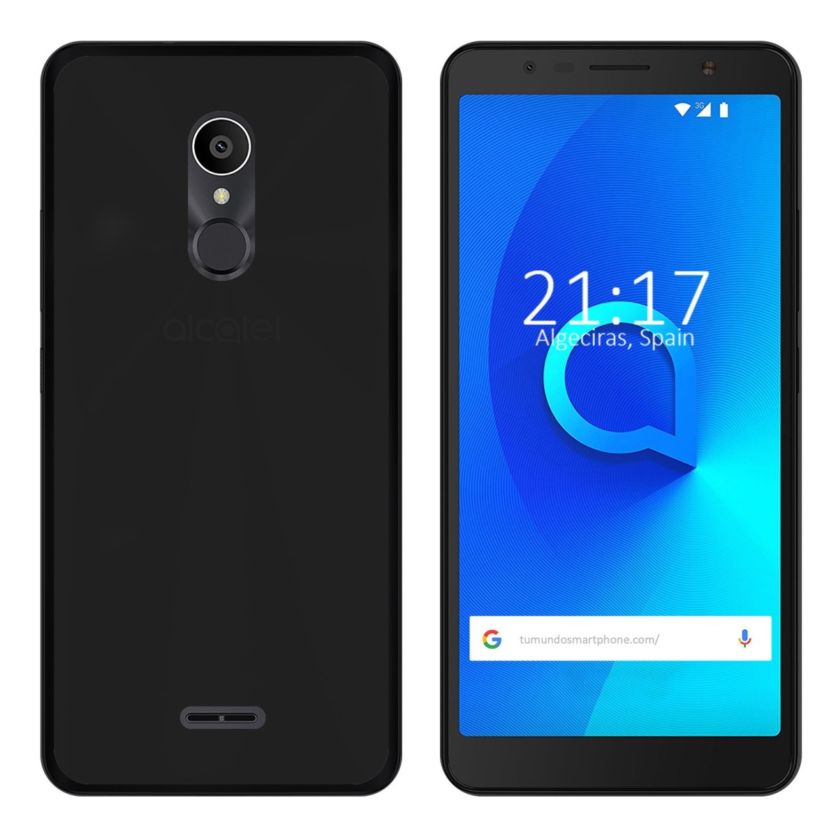 Funda Gel Tpu para Alcatel 3C Color Negra