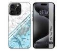 Funda Silicona compatible con IPhone 15 Pro Max (6.7) diseño Mármol 02 Dibujos