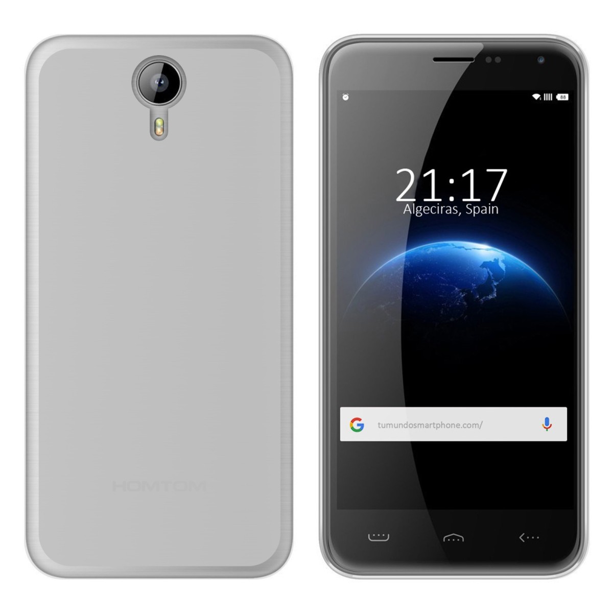 Funda Gel Tpu para Homtom HT3 Color Transparente