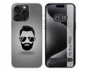 Funda Silicona compatible con IPhone 15 Pro Max (6.7) diseño Barba Dibujos