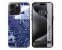 Funda Silicona compatible con IPhone 15 Pro Max (6.7) diseño Circuito Dibujos
