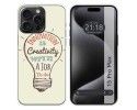 Funda Silicona compatible con IPhone 15 Pro Max (6.7) diseño Creativity Dibujos