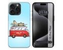 Funda Silicona compatible con IPhone 15 Pro Max (6.7) diseño Furgoneta Dibujos