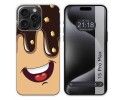 Funda Silicona compatible con IPhone 15 Pro Max (6.7) diseño Helado Chocolate Dibujos