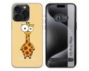 Funda Silicona compatible con IPhone 15 Pro Max (6.7) diseño Jirafa Dibujos