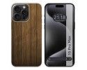 Funda Silicona compatible con IPhone 15 Pro Max (6.7) diseño Madera Dibujos