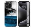 Funda Silicona compatible con IPhone 15 Pro Max (6.7) diseño Ojo Dibujos