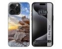 Funda Silicona compatible con IPhone 15 Pro Max (6.7) diseño Sunset Dibujos