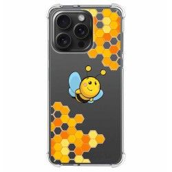 Funda Silicona Antigolpes compatible con IPhone 15 Pro Max (6.7) diseño Abeja Dibujos