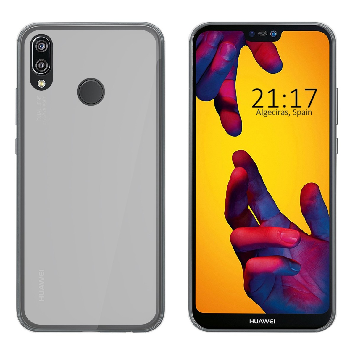 Funda Gel Tpu para Huawei P20 Lite Color Transparente