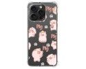 Funda Silicona Antigolpes compatible con IPhone 15 Pro Max (6.7) diseño Cerdos Dibujos