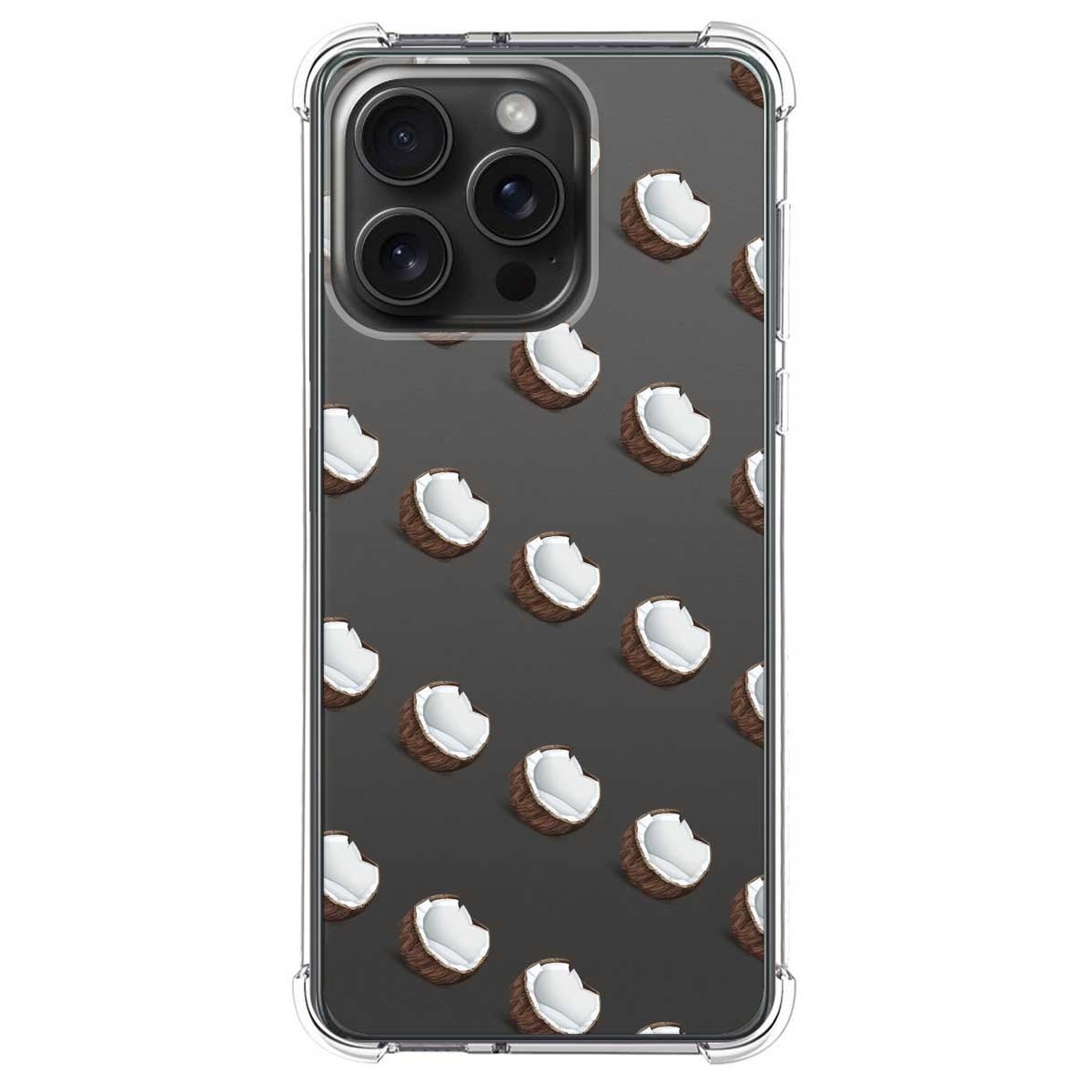 Funda Silicona Antigolpes compatible con IPhone 15 Pro Max (6.7) diseño Cocos Dibujos