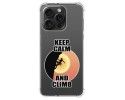 Funda Silicona Antigolpes compatible con IPhone 15 Pro Max (6.7) diseño Mujer Escalada Dibujos