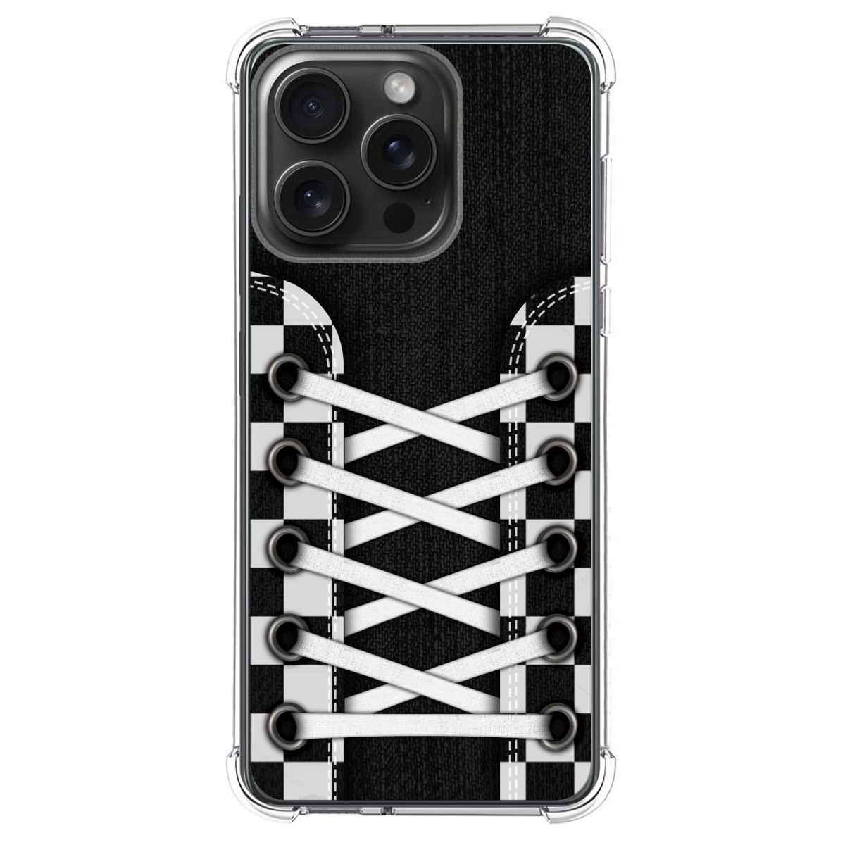 Funda Silicona Antigolpes compatible con IPhone 15 Pro Max (6.7) diseño Zapatillas 03 Dibujos