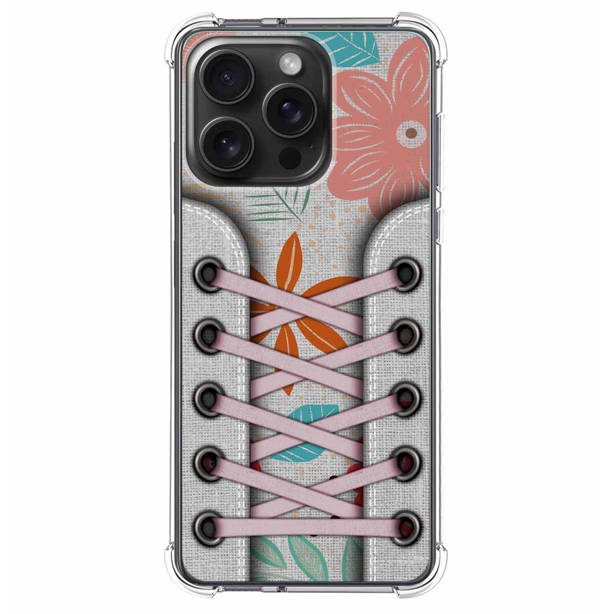 Funda Silicona Antigolpes compatible con IPhone 15 Pro Max (6.7) diseño Zapatillas 09 Dibujos
