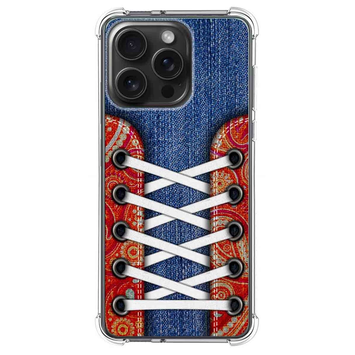 Funda Silicona Antigolpes compatible con IPhone 15 Pro Max (6.7) diseño Zapatillas 11 Dibujos