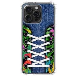 Funda Silicona Antigolpes compatible con IPhone 15 Pro Max (6.7) diseño Zapatillas 13 Dibujos