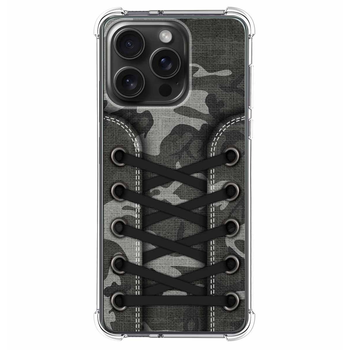 Funda Silicona Antigolpes compatible con IPhone 15 Pro Max (6.7) diseño Zapatillas 15 Dibujos