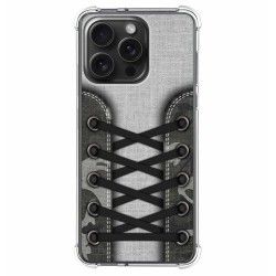 Funda Silicona Antigolpes compatible con IPhone 15 Pro Max (6.7) diseño Zapatillas 16 Dibujos