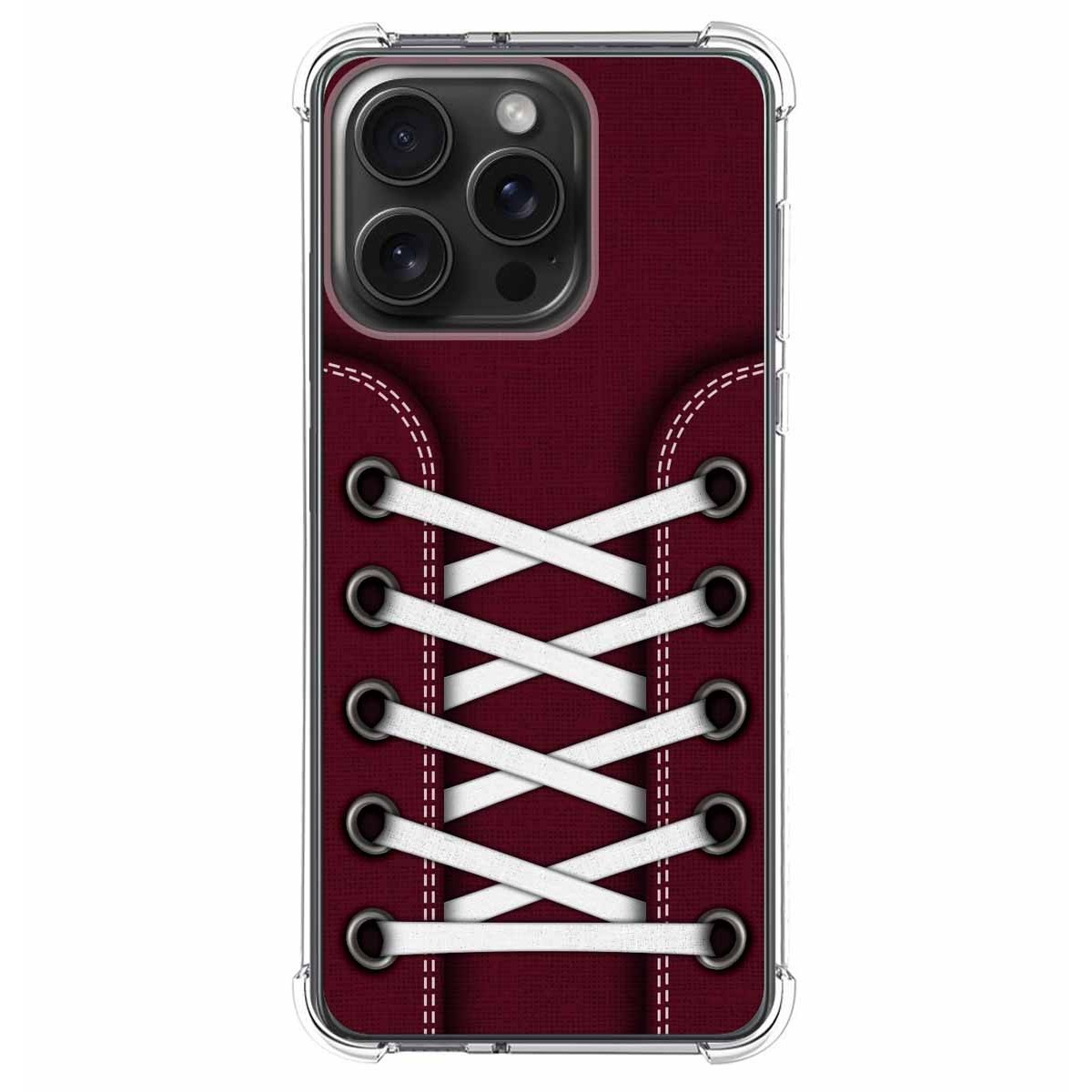 Funda Silicona Antigolpes compatible con IPhone 15 Pro Max (6.7) diseño Zapatillas 17 Dibujos