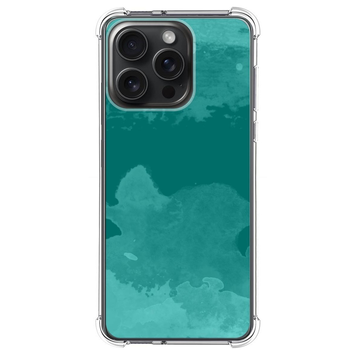 Funda Silicona Antigolpes compatible con IPhone 15 Pro Max (6.7) diseño Acuarela 06 Dibujos