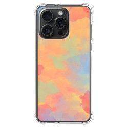 Funda Silicona Antigolpes compatible con IPhone 15 Pro Max (6.7) diseño Acuarela 08 Dibujos