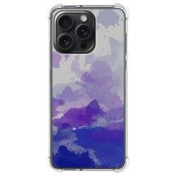 Funda Silicona Antigolpes compatible con IPhone 15 Pro Max (6.7) diseño Acuarela 09 Dibujos