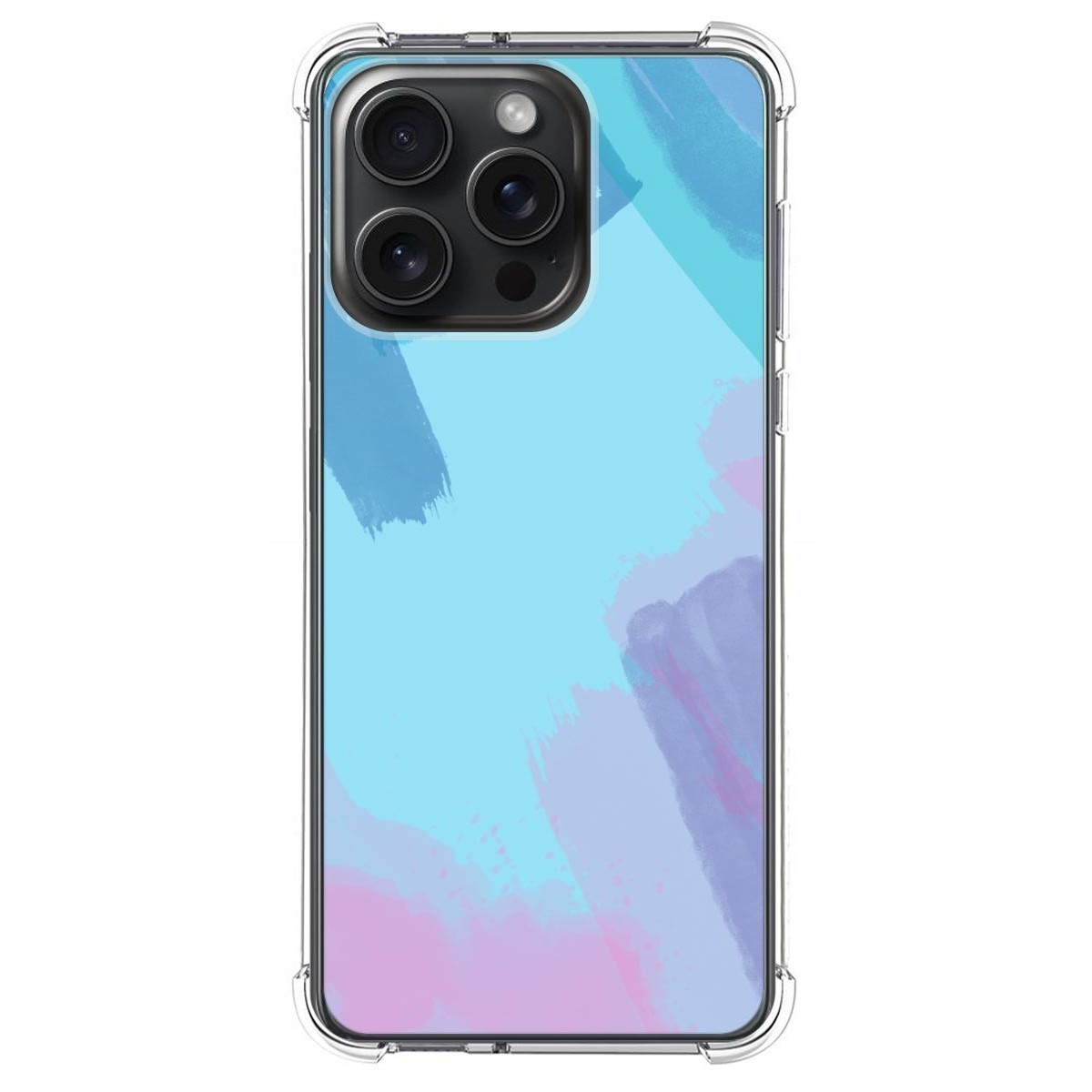 Funda Silicona Antigolpes compatible con IPhone 15 Pro Max (6.7) diseño Acuarela 10 Dibujos