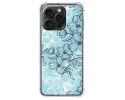 Funda Silicona Antigolpes compatible con IPhone 15 Pro Max (6.7) diseño Flores 03 Dibujos