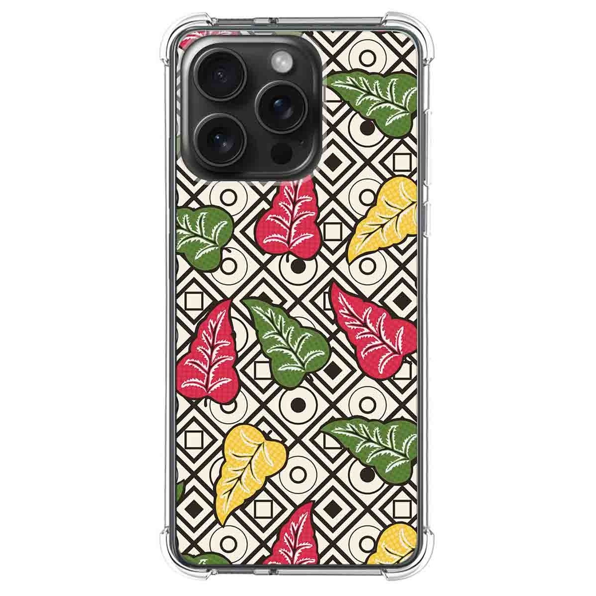 Funda Silicona Antigolpes compatible con IPhone 15 Pro Max (6.7) diseño Flores 11 Dibujos