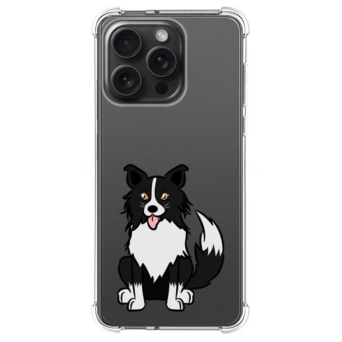 Funda Silicona Antigolpes compatible con IPhone 15 Pro Max (6.7) diseño Perros 01 Dibujos