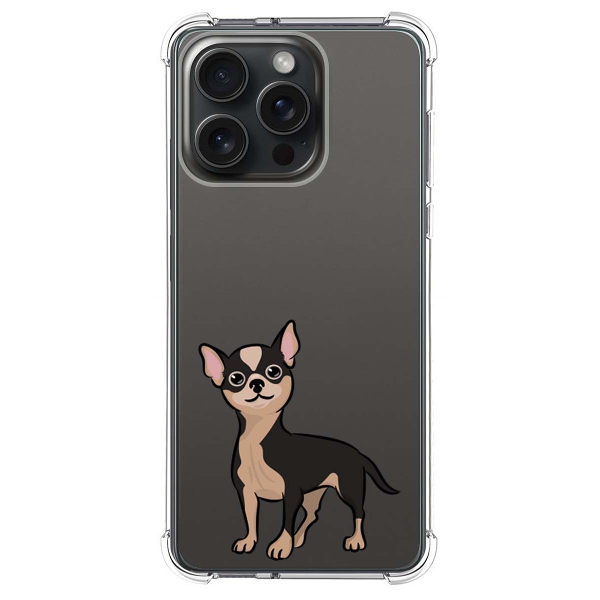 Funda Silicona Antigolpes compatible con IPhone 15 Pro Max (6.7) diseño Perros 05 Dibujos