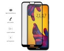 Protector Cristal Templado Frontal Completo Negro para Huawei P20 Lite Vidrio