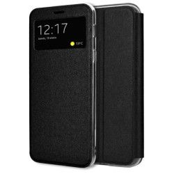 Funda Libro Soporte con Ventana para Vivo X80 Lite 5G color Negra