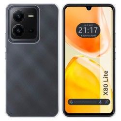 Funda Silicona Gel TPU Transparente para Vivo X80 Lite 5G