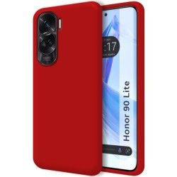 Funda Silicona Líquida Ultra Suave para Huawei Honor 90 5G color Roja