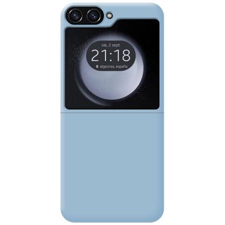 Funda Silicona Líquida Ultra Suave para Samsung Galaxy Z Flip 5 5G color Azul