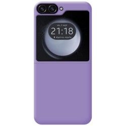 Funda Silicona Líquida Ultra Suave para Samsung Galaxy Z Flip 5 5G color Morada 2