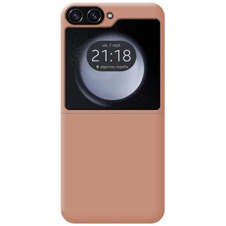 Funda Silicona Líquida Ultra Suave para Samsung Galaxy Z Flip 5 5G color Rosa