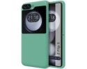 Funda Silicona Líquida Ultra Suave para Samsung Galaxy Z Flip 5 5G5 color Verde