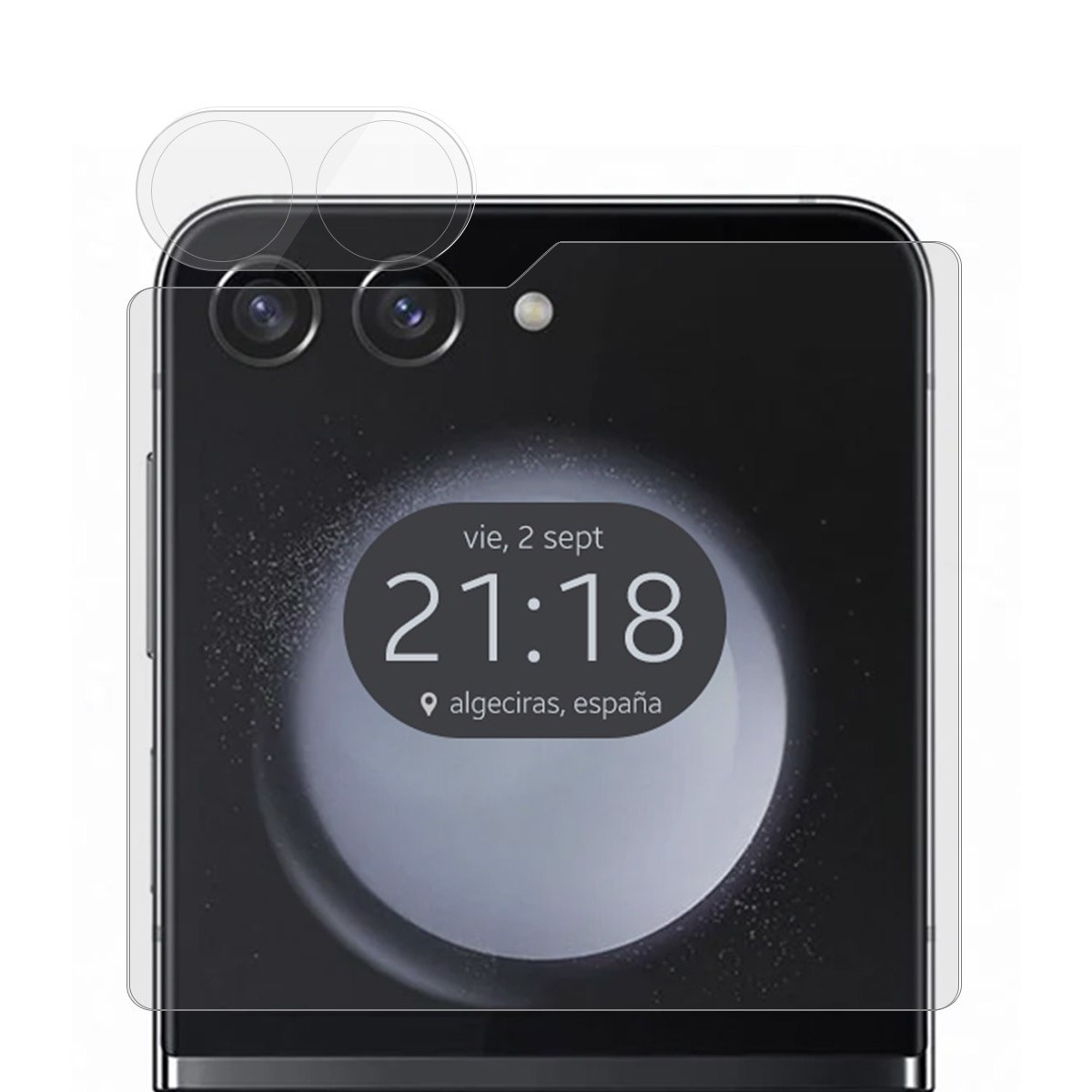 Protector Cristal Templado Cámara Trasera para Samsung Galaxy Z Flip 5 5G Vidrio