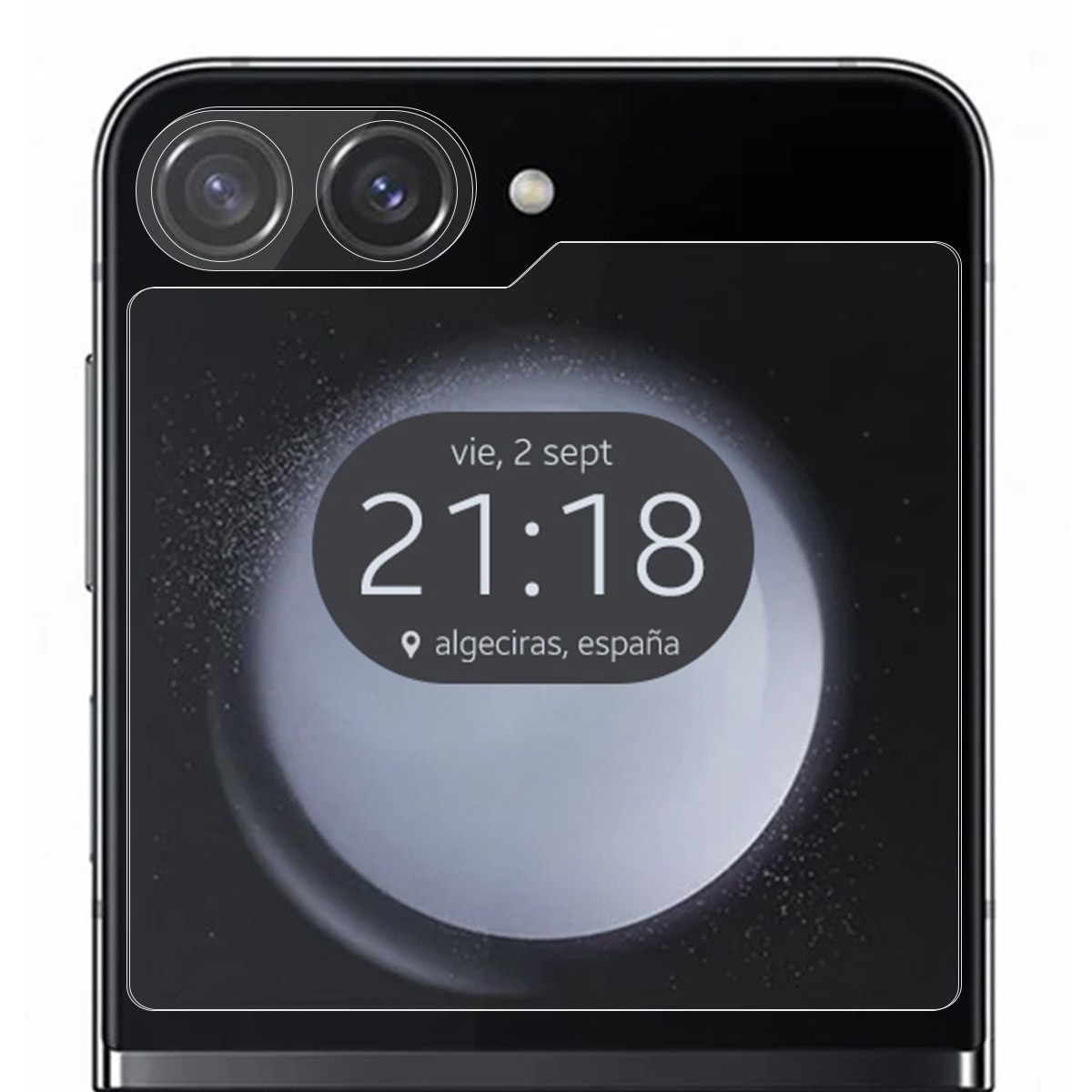 Protector Cristal Templado Cámara Trasera para Samsung Galaxy Z Flip 5 5G Vidrio