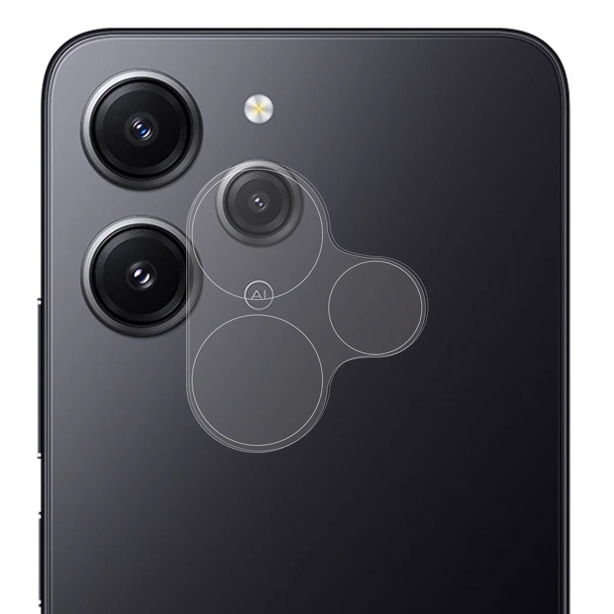 Protector Cristal Templado Cámara Trasera para Xiaomi Redmi 12 Vidrio